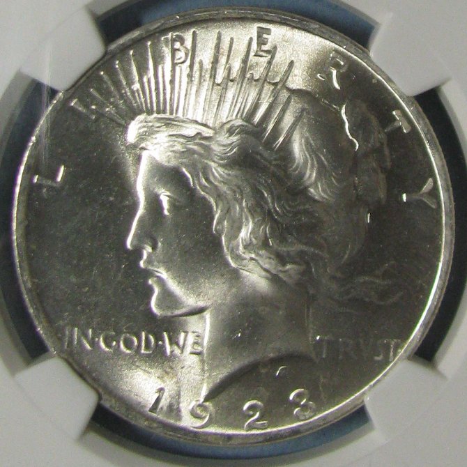 Gem-BU-1923-Peace-Dollar-With-CAC-Green-Bean